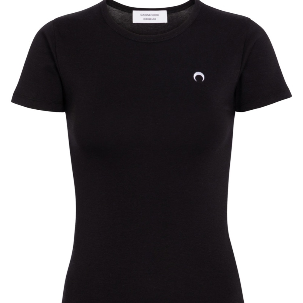 !!!SOLD!!!! MARINE SERRE
Embroidered cotton T-shirt (moon T-shirt)